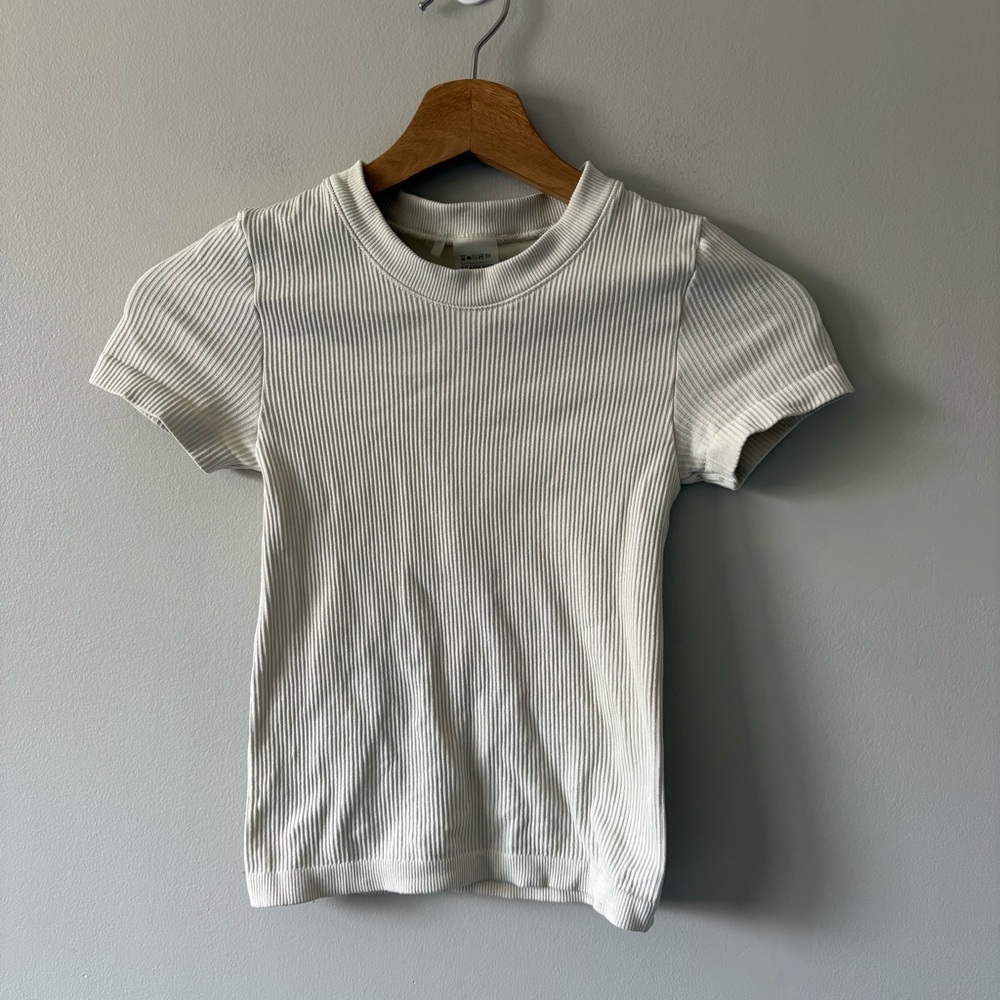 Aritzia Seamless Ribbed T-Shirt